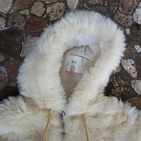 Vintage Kiddies Togs 70s Faux Fur Baby Snowsuit, Cream Color, Size 9m - Picture 5 of 12